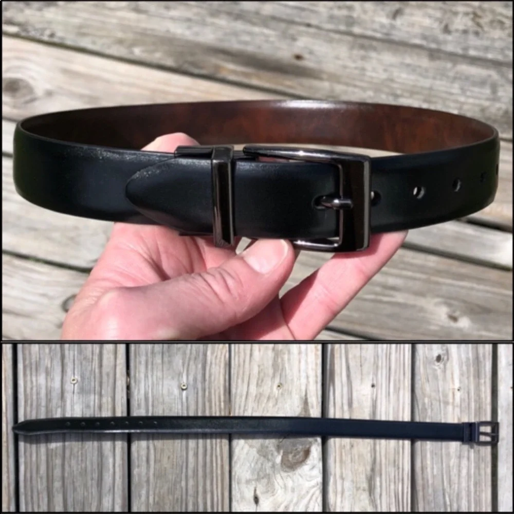 Boys Dickies Reversible Leather Belt! EUC!